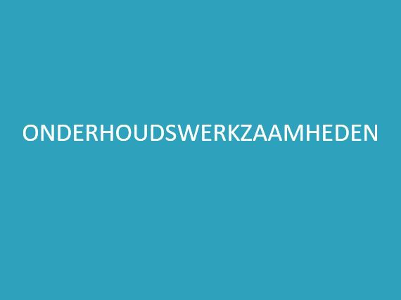 Onderhoud