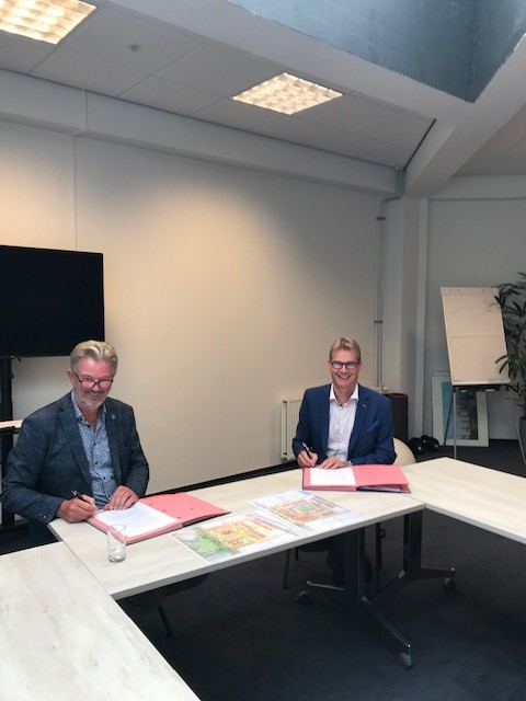 Intentieovereenkomst sloop en nieuwbouw Cornelis Geelvinckstraat en omgeving getekend