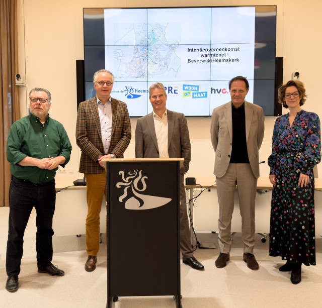 Onderzoek naar duurzaam warmtenet in Heemskerk en Beverwijk van start