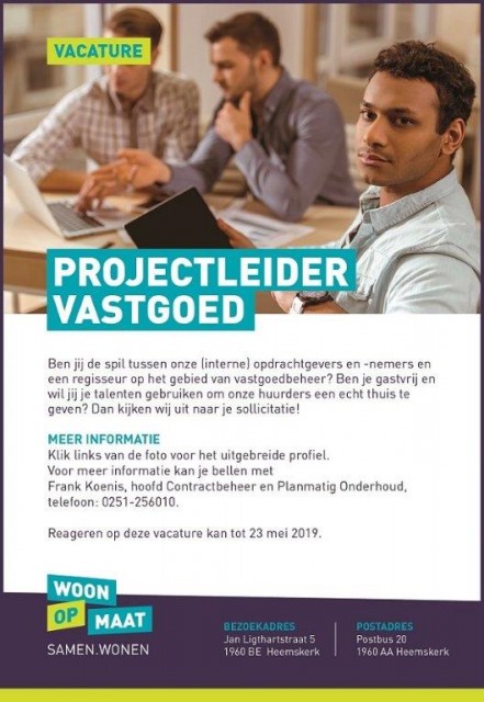 Wij zijn op zoek