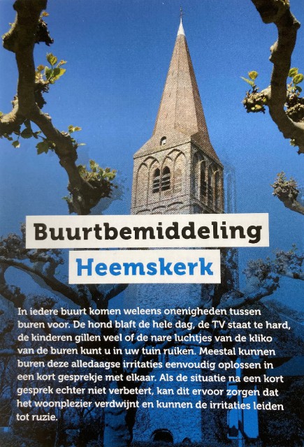 Startschot Buurtbemiddeling Heemskerk