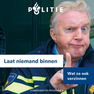 Laat nepagenten niet binnen