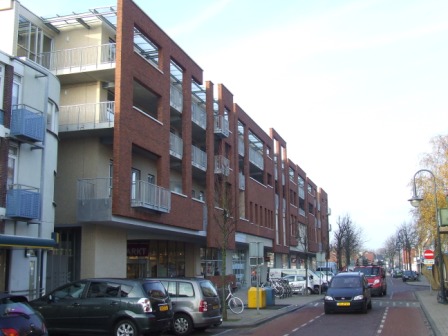 Appartementen gezien vanaf de Kerkweg